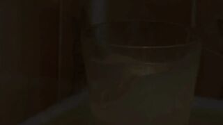 Glass Sex Junkies Scene-1_hot Slender Brunette hair Chick Inserts a Lengthy Glass Vibrator