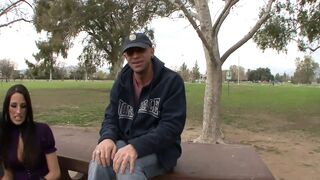 Breasty brunette hair drilled in hardcore cuckold action