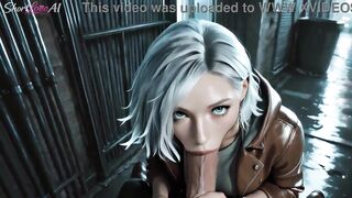 Grace Ashcroft Sneaks U Into Alley for Coarse Public Sex POV - AI GENERATED