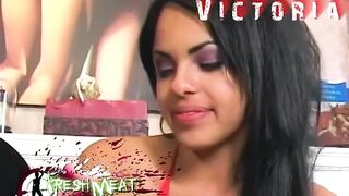 Hawt darksome lady in red lace sucks her mans jock