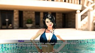 Ally Stepmom Large Butt Turns Matias Jock Hard Whilst Volleyball Training