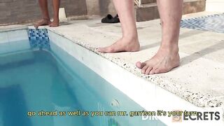 PART 1: I BANG MY SWIM TRAINER AND MY STEPSON CATCHES US.