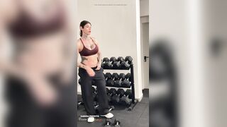 The Babe Showing off Her Workout Skills, Being Carnal at the Gym.