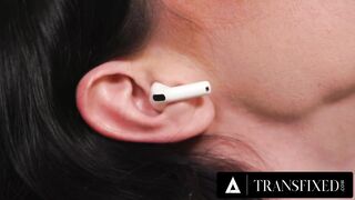 TRANSFIXED - Fireman Helps With Fire Alarm By Ejaculating In This Hawt Trans Throat