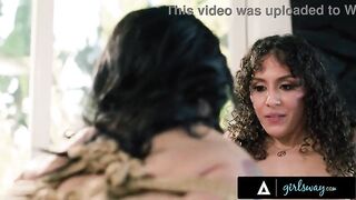 GIRLSWAY - Nasty Avery Ebony Wishes ROPE SLAVERY Dream From Sexy Femdom Neighbour Liv Revamped