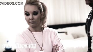 Religious Stepmom Try to Convert Her Lesbo Stepdaughter by Screwing With Stepdad