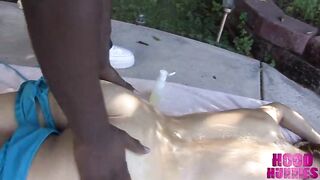 Large titty Mexican gets BBC tamale up the butt