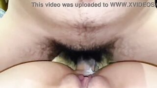 The anal position of the youthful woman in ebony