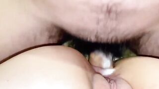 The anal position of the youthful woman in ebony