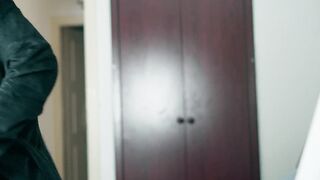 Step Mommy Busts Step Son Jerking to Her Porn in Share Couch - Taboo Creampie Surprise!