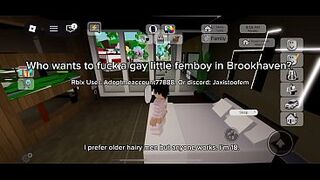 Homo femboy desires large chaps in Brookhaven