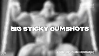Sticky Muscle Studs Day 41 Preview, AI-Generated Muscle Lads, Large Knobs, Large Cum Loads