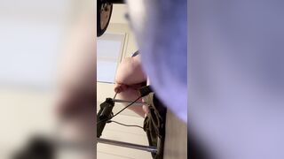 Morning Butt Stretch – Sex-toy Machine Slips Unfathomable In advance of I Head Out