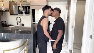 MARCOS GOIANO - A WELL-ENDOWED STUD SCREWING GOIANO'S BOOTY - HOMO BAREBACK INTERRACIAL SEX