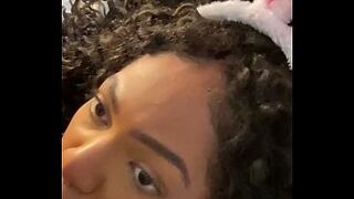 Little Ebony Angel Gets a Dong Beating from a Ebony Man