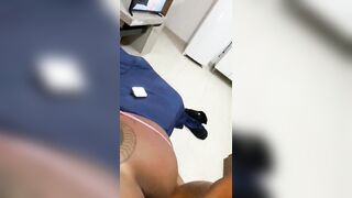 Little Ebony Angel Gets a Dong Beating from a Ebony Man