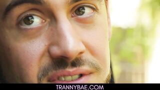 Hawt Tranny Hitchhiker Screwed By Stranger For Ride