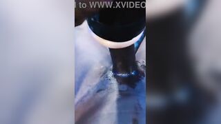 Have to See Large Ebony Wang Masturbation