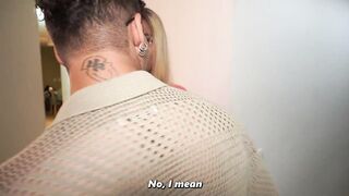 Breasty Blond Stepmother Ends Up Comforting Her Stepson After His Girlfriend Dumps Him