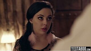 Lascivious small teen manipulates her married aged lover to pound her instead of his wife