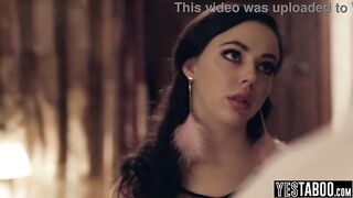 Lascivious small teen manipulates her married aged lover to pound her instead of his wife