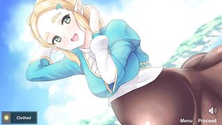 The Legend of the Spirit Orbs - Screwing Princess Zelda's Cute Pink Cunt