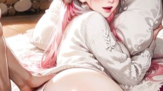 Youthful Golden-haired Loves to Suggest Her Pink Aperture Booty to a Bunch of Old Dudes with Large Ramrods.