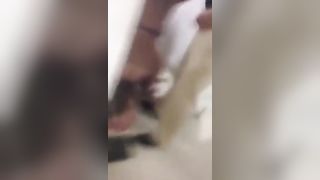 2 sluts caught eating pussy in a clubs bathroom