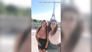 Lili & Anna having fun in Paris
