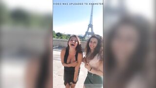Lili & Anna having fun in Paris