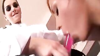 Eve Angel and Dorothy Black at LatexPussyCats