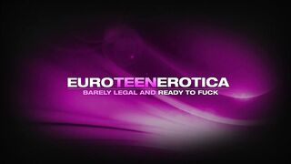 Cute lesbians Edy Violet & Netty get off over socks