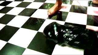 2 Lustful Lesbos Bang with Sex-toy in Twats and Booties