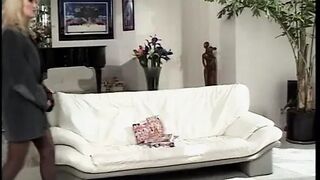 Breathtaking blondie takes a worthy hardcore pounding from a dude