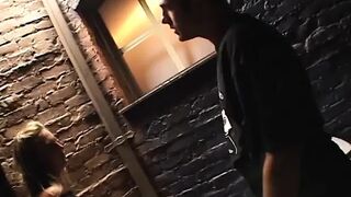 Well-oiled Man Decided to Drill Street Doxy Near Trash Container