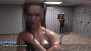 Dylan wanted to shower where Sophia bathed went to common shower that guy got a large dong