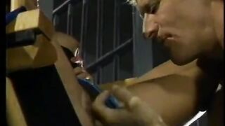 Lascivious guy screwing blond wench after getting a BJ then licking her snatch