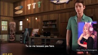 (Movie 15) CUNI derrière le comptoir devant un client ! FR Treasure of Nadia Story