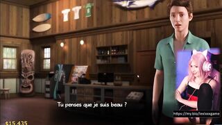 (Movie 15) CUNI derrière le comptoir devant un client ! FR Treasure of Nadia Story