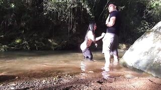 PART ONE I go out to explore nature I discover a hunk and ask him to screw my booty and that guy gives me a great bang and his cum tastes captivating