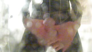 Bad Spiderman takes shower but just gets dirtier