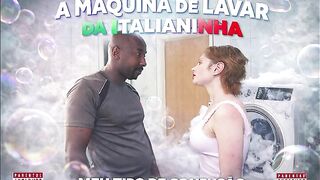 The Italian angel's washing machine (this babe paid for the repair with her cunt and her little butt)