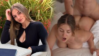 That babe Flirted and Cheated on Her Spouse on Vacation with a Stranger Stud, but This babe Is so Nice-looking