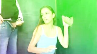 Accidental spunk fountain inside! My sexually excited wife got overspread in cum!