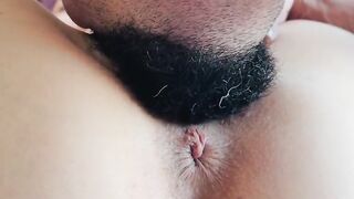 Close Up Vagina Eating to Convulsing Climax - Visible Dark hole Pulsing & Vaginal Contractions Love button Fun