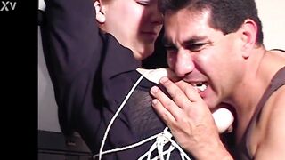 Sky twenty one Yrs Old Blond S&M & Large Tit Anguish Photo Shoot 1