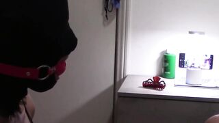 mother I'd like to fuck Throat-drilled with Ring Gag and Biggest Mouth Spunk fountain