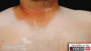 Hawt and vehement homosexual anal bareback sex. Mutual cum closeup