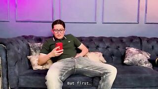 My grades in class aren't the most good, so my golden-haired mother I'd like to fuck stepmom screws my large nerd knob as torture.