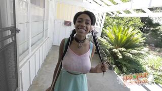 Brittney White Gives A Handless BJ Showing Off Her Large Breasts!